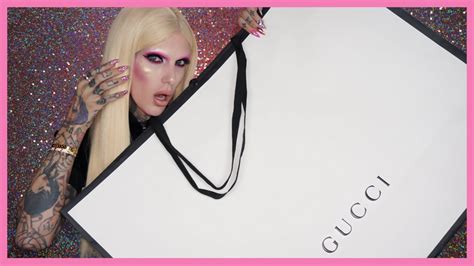 jeffree star gucci jacket|GUCCI HAUL .